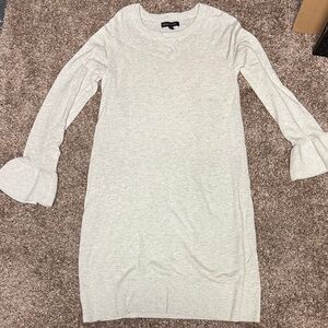 Banana Republic Cream Long Sleeve Dress